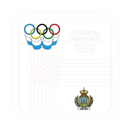 Logo of San Marino Athletics Federation, Federazione Sammarinese Atletica Leggera